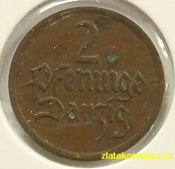 Polsko - Gdaňsk - 2 pfennig 1923