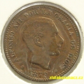 Španělsko - 5 centimos 1879 OM