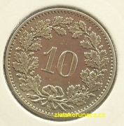 Švýcarsko - 10 rappen 1879 B