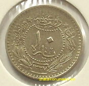 Turecko - 10 para 1327/2 (1910)