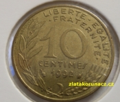 Francie - 10 centimes 1992