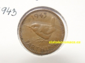 Anglie - 1 farthing 1943
