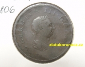 Anglie - 1/2 penny 1806