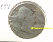 Anglie - 1/2 penny 1834