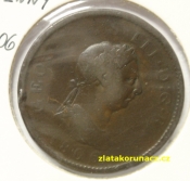 Anglie - 1 penny 1806