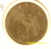 Anglie - 1 penny 1889