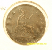 Anglie - 1 penny 1894