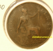 Anglie - 1 penny 1900
