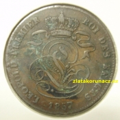Belgie - 2 centimes 1857