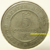 Belgie - 5 centimes 1861