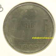 Belgie - 1 frank 1943 Belgie...