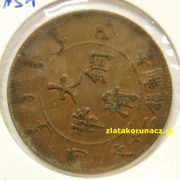 Čína - Říše -  20 cash 1909