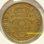 Dánsko - 1 krone 1939