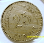 Finsko - 25 penniä 1939 S