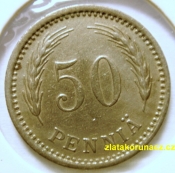 Finsko - 50 penniä 1921 H