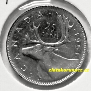 Kanada - 25 cents 1951