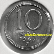 Švédsko - 10 óre 1947 TS