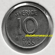 Švédsko - 10 óre 1955 TS