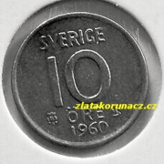 Švédsko - 10 óre 1960 TS