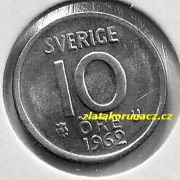 Švédsko - 10 óre 1962 U