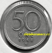 Švédsko - 50 óre 1948 TS