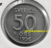 Švédsko - 50 óre 1956 TS