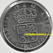 Švédsko - 1 krona 1962 U