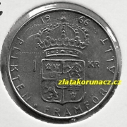 Švédsko - 1 krona 1966 U