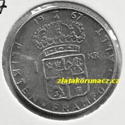 Švédsko - 1 krona 1967 U