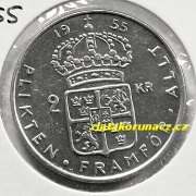 Svédsko - 2 Kronor 1955 TS
