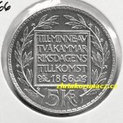 Švédsko - 5 kronor 1966 U