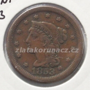 USA - 1 cent 1853