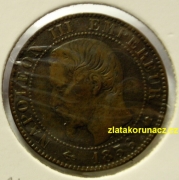 Francie - 5 centimes 1856 K