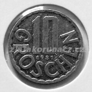 Rakousko - 10 groschen 1981