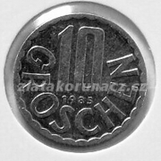 Rakousko - 10 groschen 1985