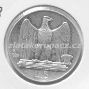 Itálie - 5 lire 1928 R