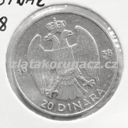 Jugoslávie - 20 dinara 1938