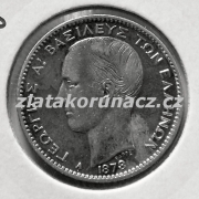 Řecko - 1 drachma 1873 A