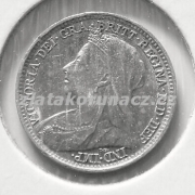 Anglie - 3 pence 1897