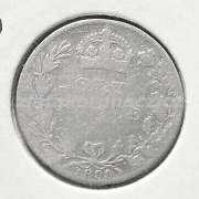 Anglie - 6 pence 1899