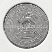 Anglie - 6 pence 1921