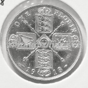Anglie - 1 florin (2 schillings) 1918