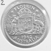 Austrálie - 1 florin 1942