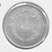 Belgie - 1 frank 1910