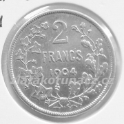Belgie - 2 frank 1904