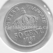 Francie - 50 centimes 1867 BB