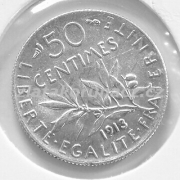 Francie - 50 centimes 1913
