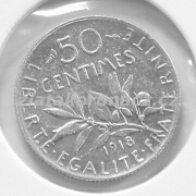 Francie - 50 centimes 1918
