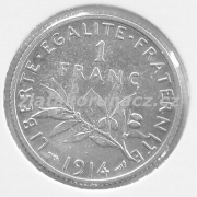 Francie - 1 frank 1914