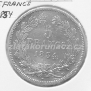 Francie - 5 frank 1834 D